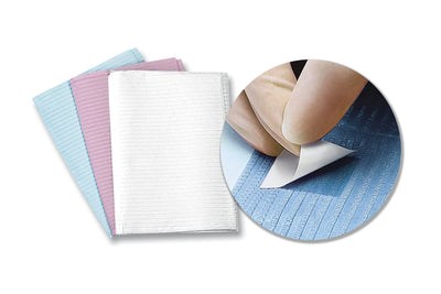 Sanitab Chain Free Bibs 3 Ply - White