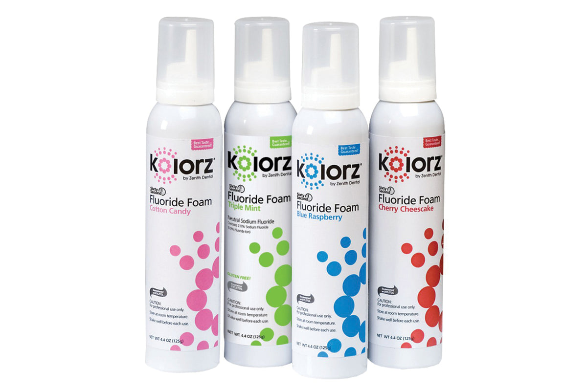 Kolorz 60-Second In Office 1.23% APF Fluoride Foam – Top Quality
