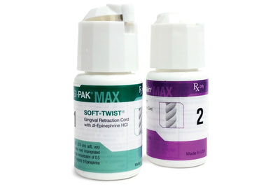 Retraction Cord Gingi-Pak MAX with Epinephrine - Original 4-Ply & Soft Twist # 3 - Thick - (Sale)