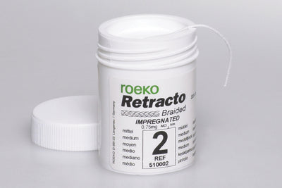 ROEKO Retracto Braided Retraction Cord - Size 1 - Fine, Size 0 - X-Fine (Sale)