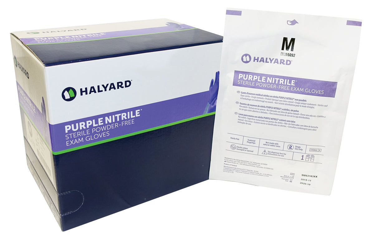 Purple Nitrile Sterile Gloves – Top Quality Manufacturing