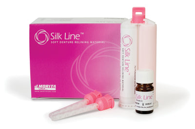 Silk Line Soft Denture Relining Material - Pink Mixing Tips - Refill Pack (Sale)