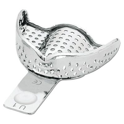 Autoclavable Metal Impression Trays - Perforated - Upper #1 - Extra Extra Small (Sale)