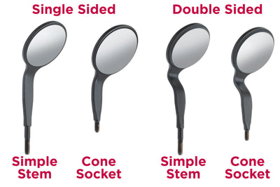 Mirrors - HD Black Line - Hu-Friedy - #5 Simple Stem Double-Sided - (Sale)