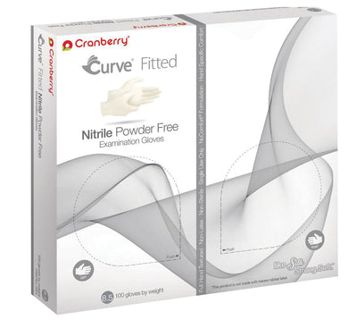 Cranberry Curve Fitted Gloves (Nitrile)