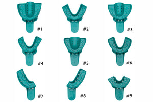 Disposable Green Impression Trays