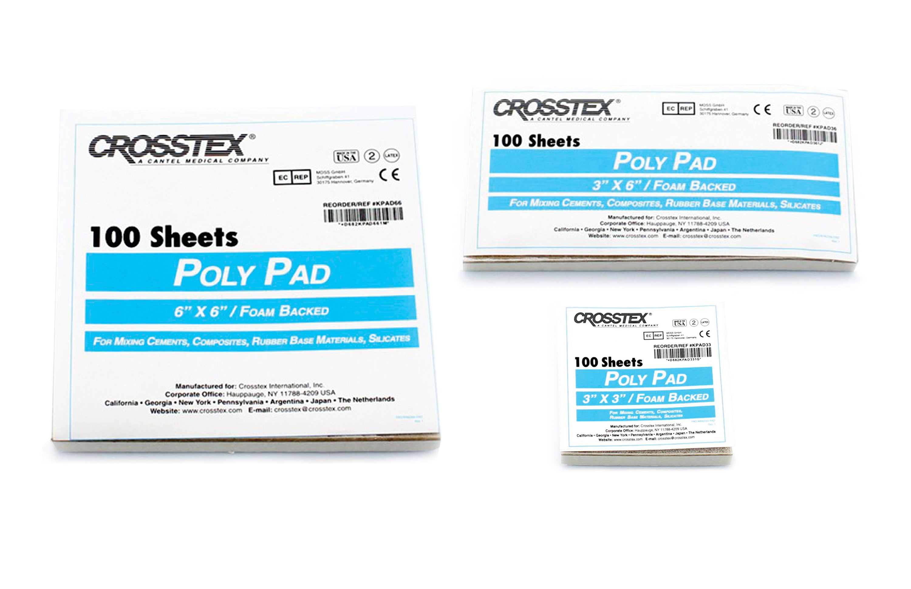 PolyPad Mixing Pads - 3 in x 3 in, & 3 in x 6 in – Top Quality ...