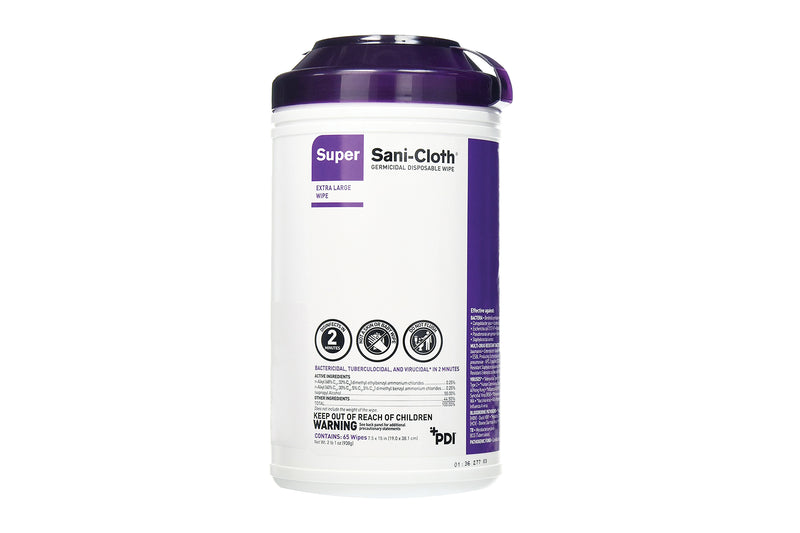 Super Sani-Cloth® Wipes 1-minute kill time – Top Quality