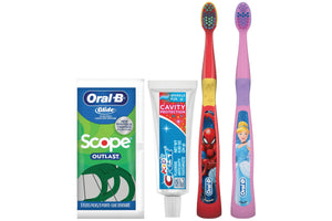 Oral-B Kids 3+ Solution Manual Toothbrush Bundle