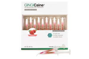 GINGICaine Gel Syringe Topical 20% Benzocaine Anesthetic Gel