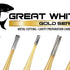 Great White Gold Series Burs - Pear - 245 - FG- 100 Pack - (Sale)