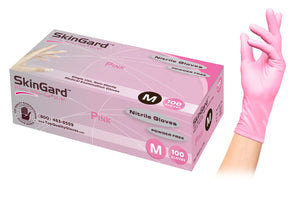 SkinGard Pink™ Gloves (Nitrile)