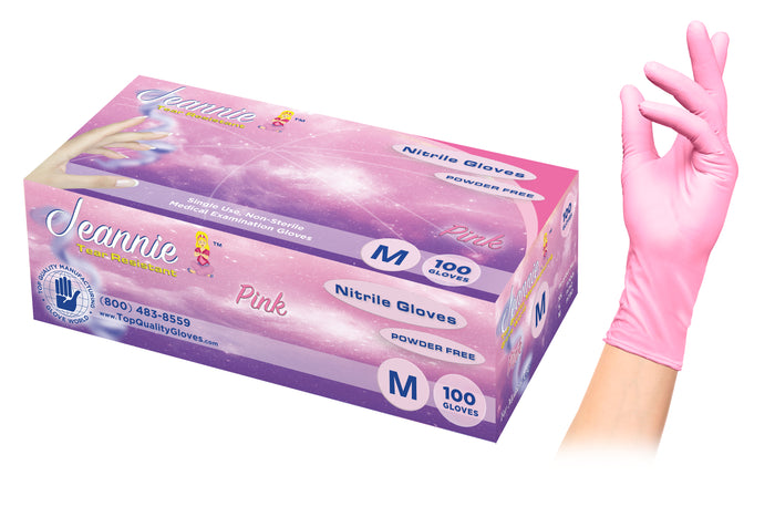 Jeannie Pink™ Gloves (Nitrile)