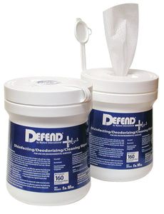 DefendPlus+ Wipes 2-minute kill time