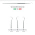 Hygienist Scalers - Single End Solid Stainless Steel Handle