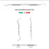 204 Scalers - Double Ended Solid Stainless Steel Handle