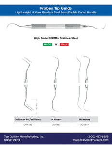 Probes - Double Ended Lightweight Hollow Handle