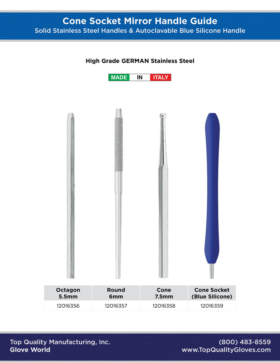 Cone Socket Mouth Mirror Handles – Top Quality Manufacturing, LLC