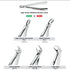 Extracting Forceps - English Pattern