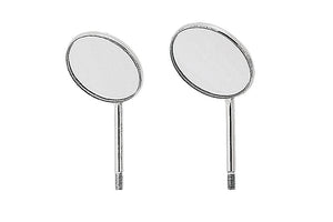 Rhodium Simple Stem Mouth Mirrors