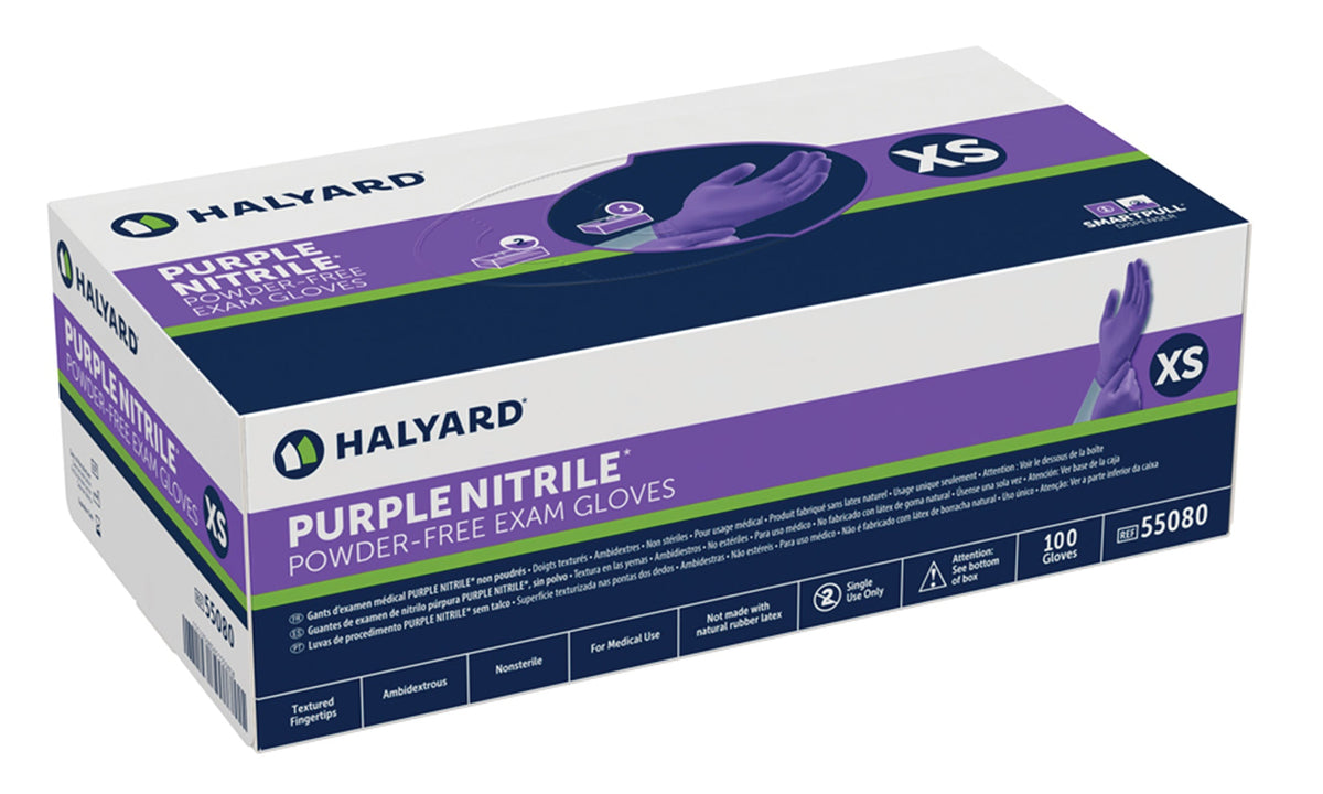 Purple Nitrile Gloves – Top Quality Manufacturing