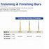 Top Quality Composite Finishing And Trimming Burs