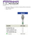 Piranha Single-use Barrel Burs